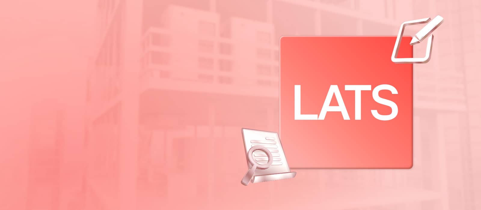 LG LATS HVAC software tool, smart building management, streamline workflow, architectural design, red square logo
