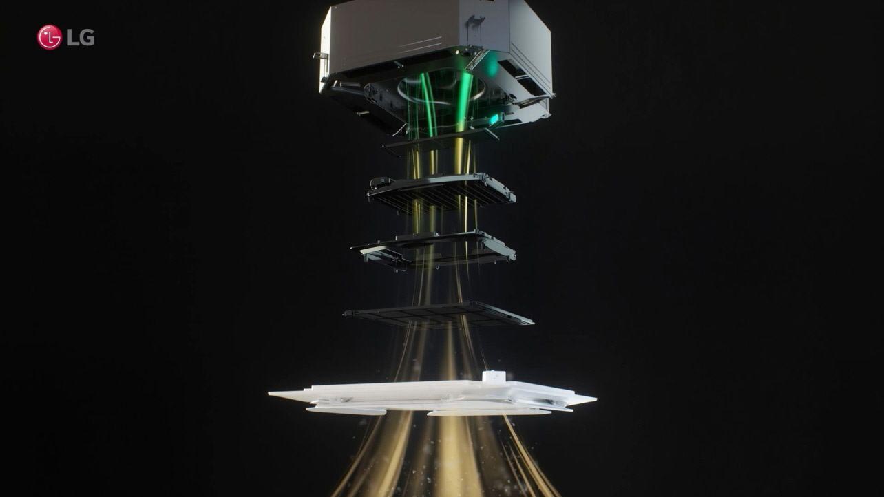 LG's 5-step filtration system.