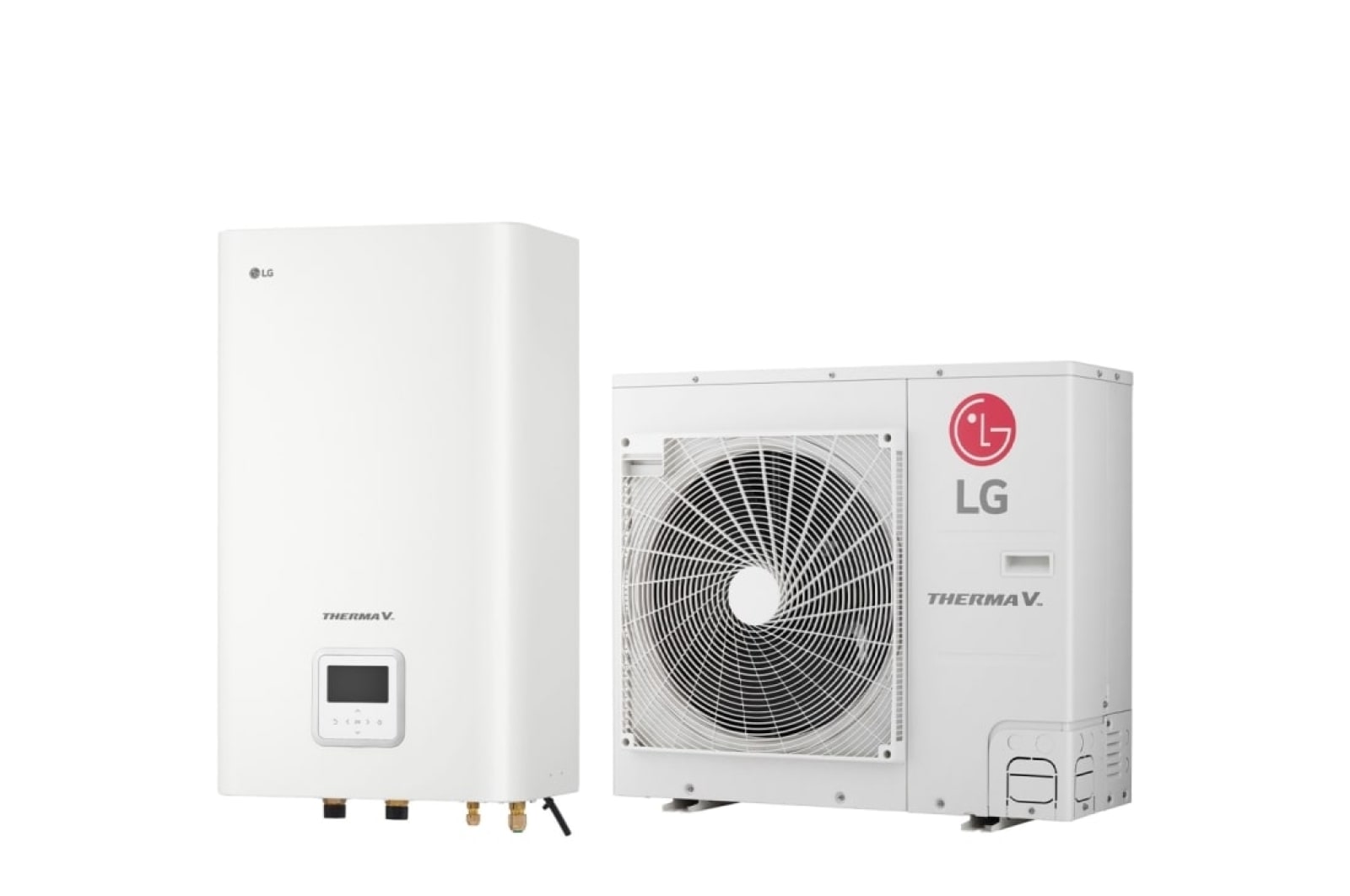 Front view of Pompa ciepła Split R32 5/7/9 kW Hydro Box, 1Ø, 9 kW HN091MR NK5 + HU091MR U44