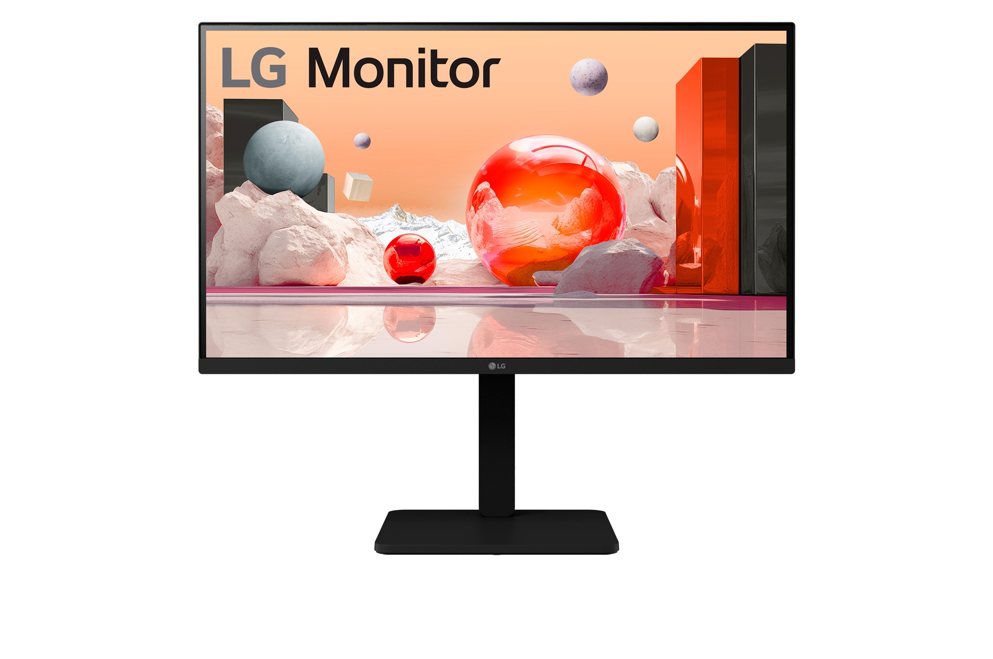 Front view of 27-calowy monitor IPS Full HD 27BA550-B