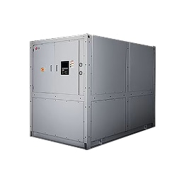 É apresentada a LG Geo Thermal(Water-cooled Screw) Heat Pump.