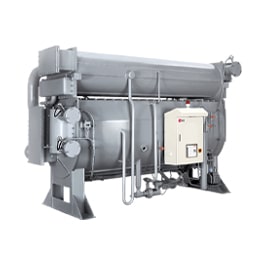 É apresentado o LG Absorption Chiller Steam Type.