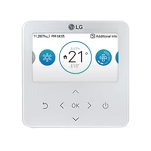 LG Individual Controller para controlo personalizado da temperatura em sistemas de HVAC comerciais e residenciais.