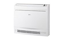 Unidade interior do sistema LG Console, concebida para proporcionar conforto e comodidade. Solução interior VRF compacta, mas potente, para uso empresarial e residencial.