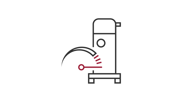 Ícone do HVAC da LG que simboliza a instalação fácil e a manutenção simplificada. Garante uma configuração mais rápida e poupanças a longo prazo