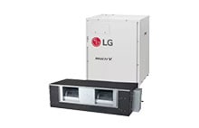 Unidade exterior modular LG MULTI V M, concebida para aplicações flexíveis em sistemas VRF. Responde às diversas necessidades dos edifícios com soluções expansíveis de aquecimento e refrigeração.