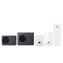 É exibida a unidade exterior da LG R290 Monobloc.