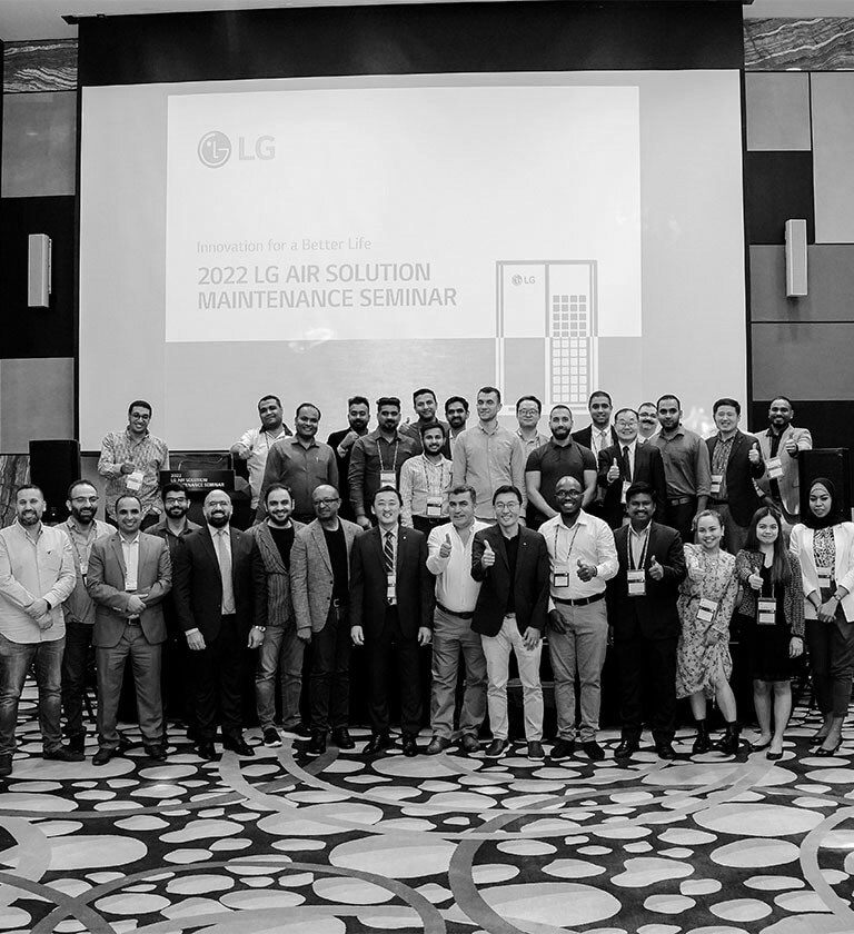 شركة LG Electronics تعقد "ندوة صيانة حلول Air من إل جي لعام 2022".