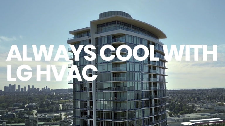 حلول أنظمة التدفئة والتهوية وتكييف الهواء (HVAC) من LG للمباني السكنية