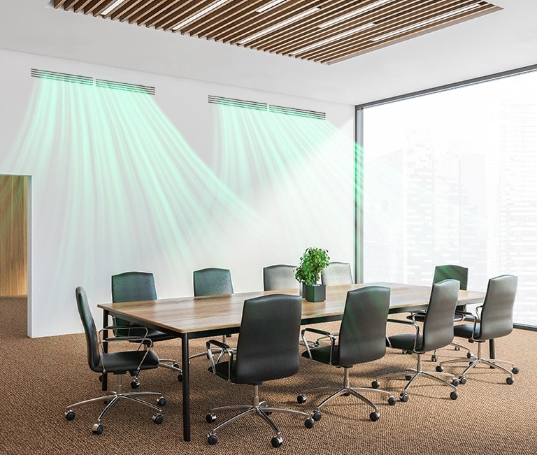 صورة مكتب، هواء نقي يهب من دكت إل جي.