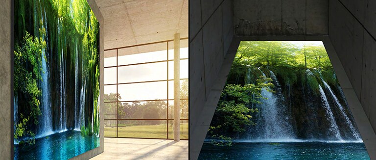 MAGNIT تُظهر شلالًا يُنظر إليه من الزوايا الجانبية