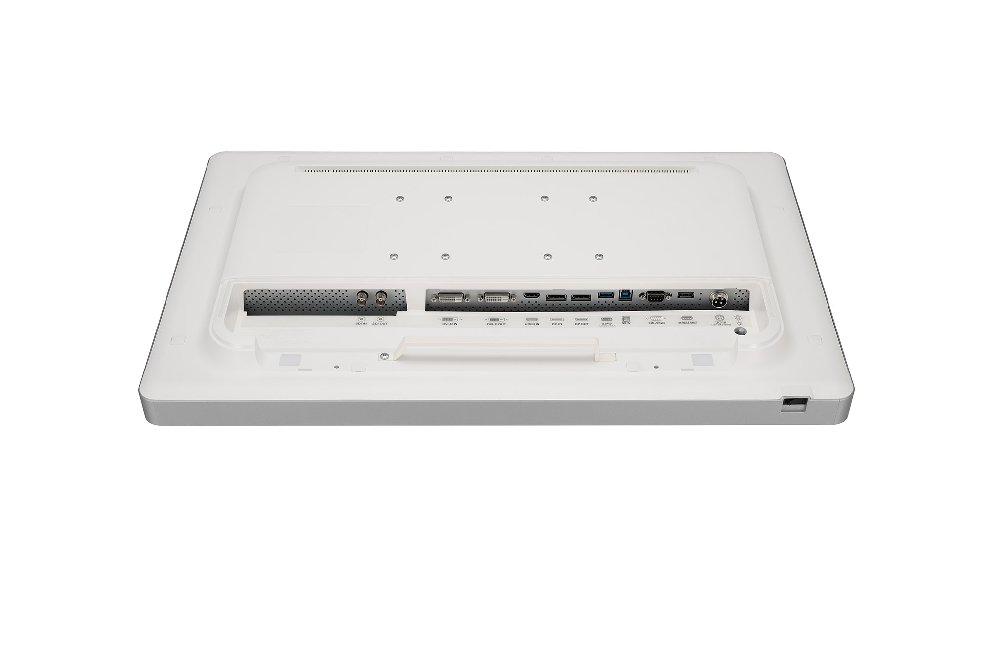 Close-up view of ports