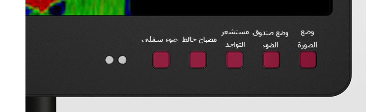 5 مفاتيح تشغيل سريع توفر تحكمًا بديهيًا للمستخدم يتكون من ضوء أسفل وضوء حائط ومستشعر تواجد ووضع صندوق إضاءة ووضع صورة.