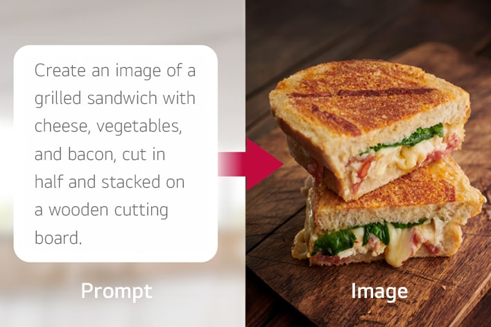 An image showcasing the Gen AI feature for generating an entirely new image.