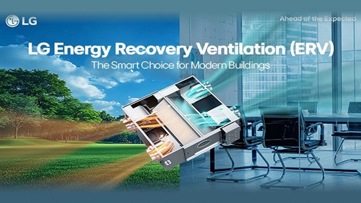 Enhancing Commercial Comfort and Efficiency with LG's Energy Recovery Ventilators