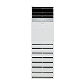 LG Floor Standing is a tall rectangular shape and has air outlets with filter on the top and bottom.