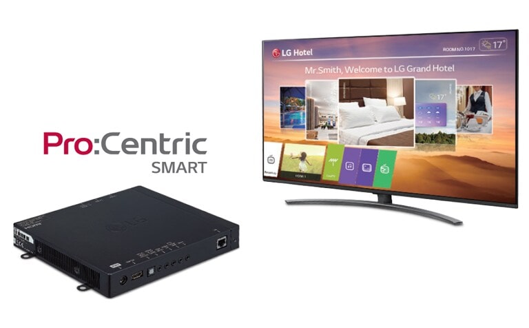 The image shows that Pro:Centric SMART help you optimize hospital services for hotel brand and guest.