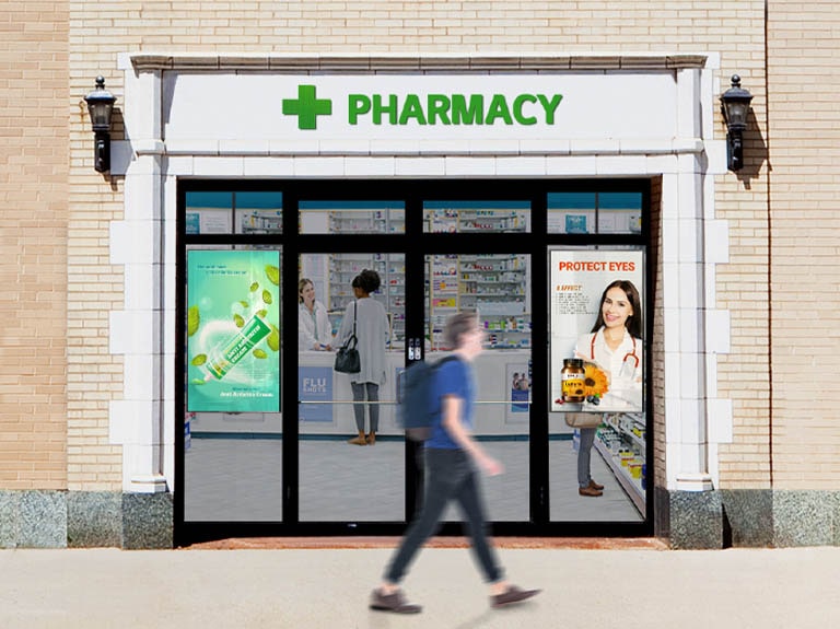 Pharmacies, Travel Agencies, Telecom Stores
