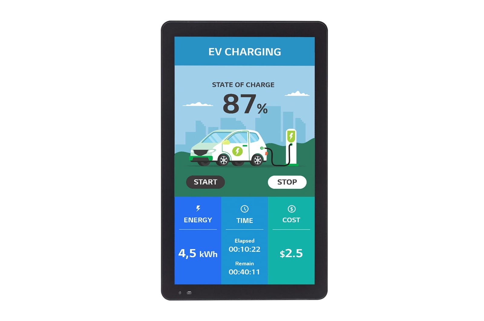 LG 1,300nits FHD Outdoor Touch Open-frame Display , 22XF1TJ-B