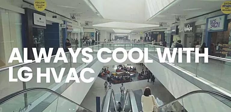 เย็นสบายตลอดด้วย LG HVAC: แอพพลิเคชั่นเพื่อการพาณิชย์