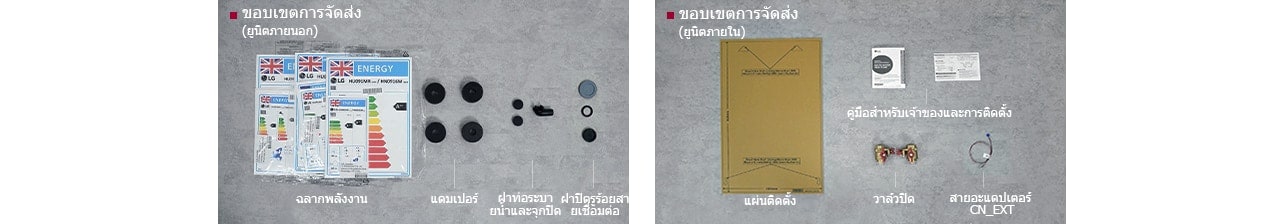 สิ่งที่อยู่ในแพ็คเกจปั๊มความร้อน