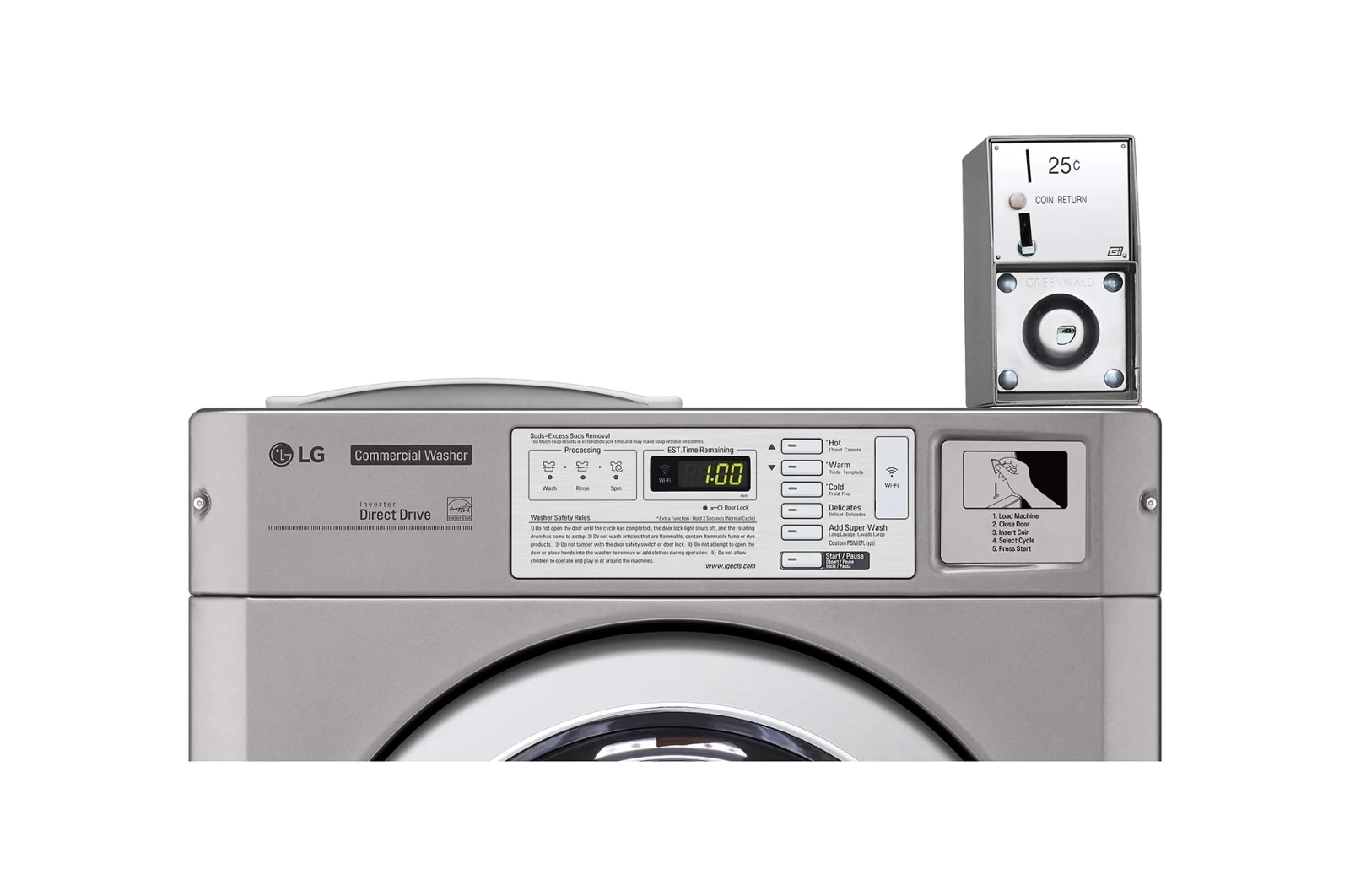 LG 3.7 cu.ft Standard Capacity Frontload Washer, GIANT-C WASHER