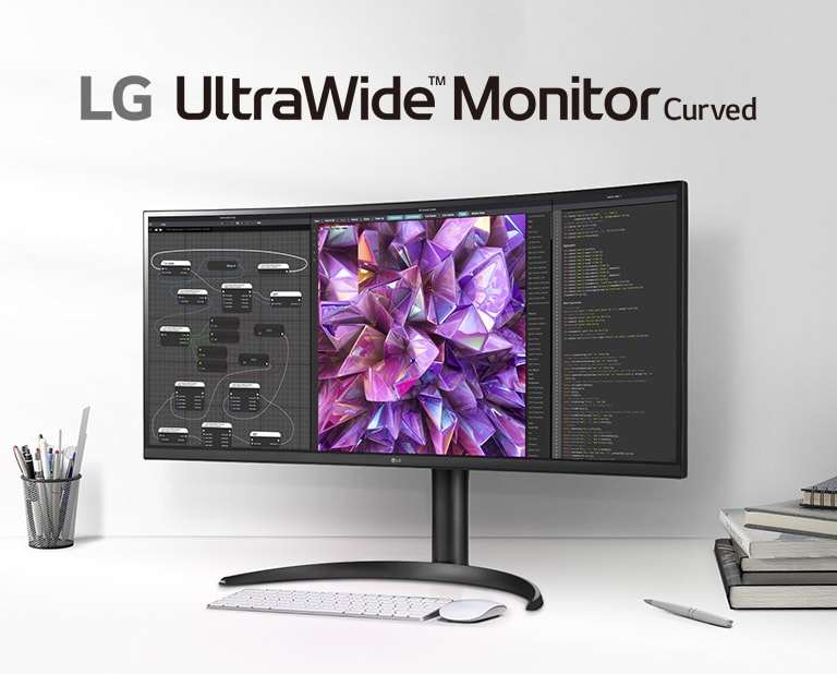34'' 21:9 Curved UltraWide™ QHD (3440 x 1440) Monitor - 34wq75c-b