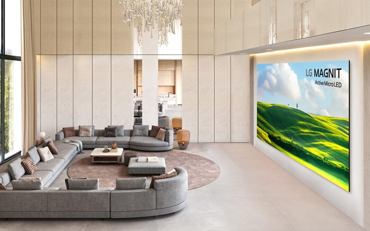 LG เผยโฉมโฮมซีนีม่ายุคใหม่สุดหรูด้วย LG MAGNIT Active Micro LED