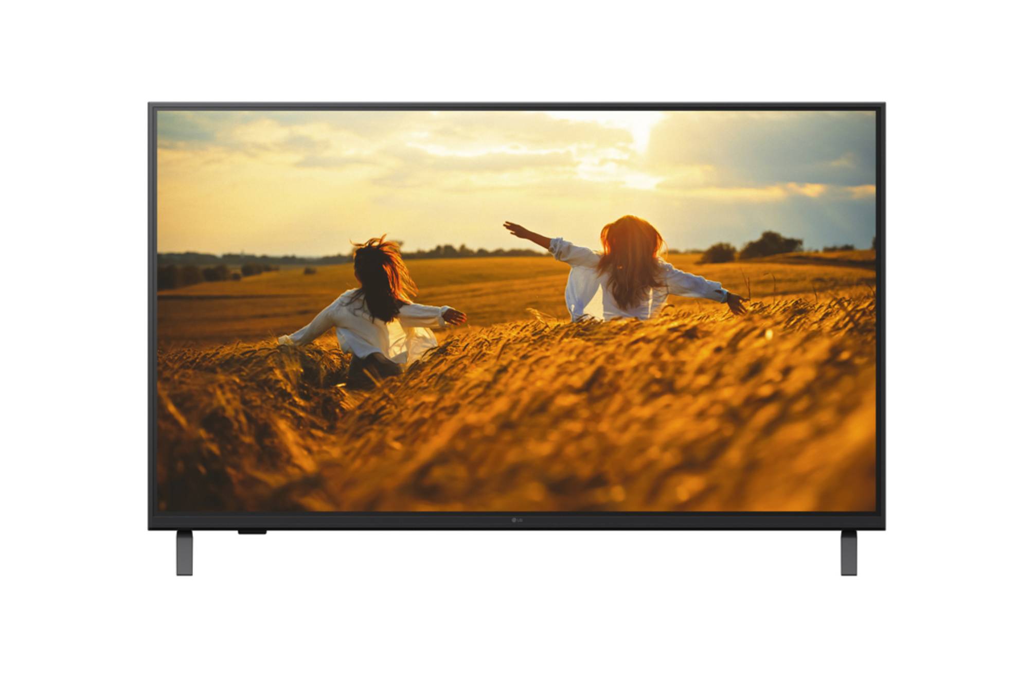 Front view of 4K UHD Smart TV 43UK660H0LA