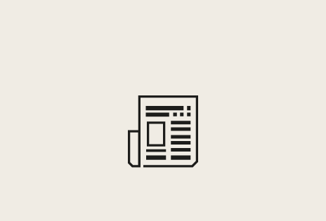 A black-outlined scroll features lines of varying lengths and boxes, creating a pattern that fills the entire scroll.