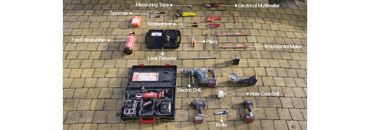 Image of steps to be done before installing a LG R290 Monobloc
