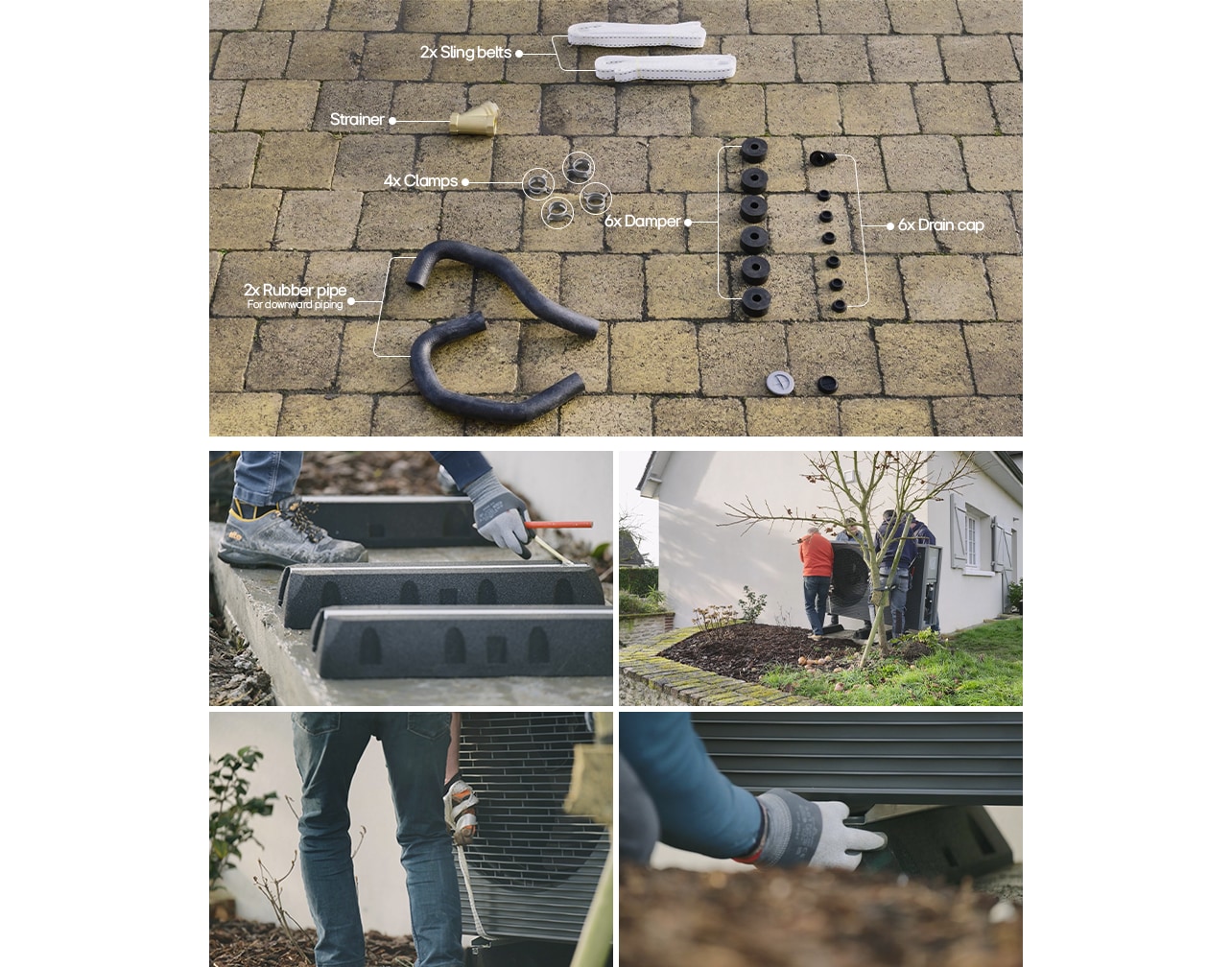 Image of steps to be done before installing a LG R290 Monobloc