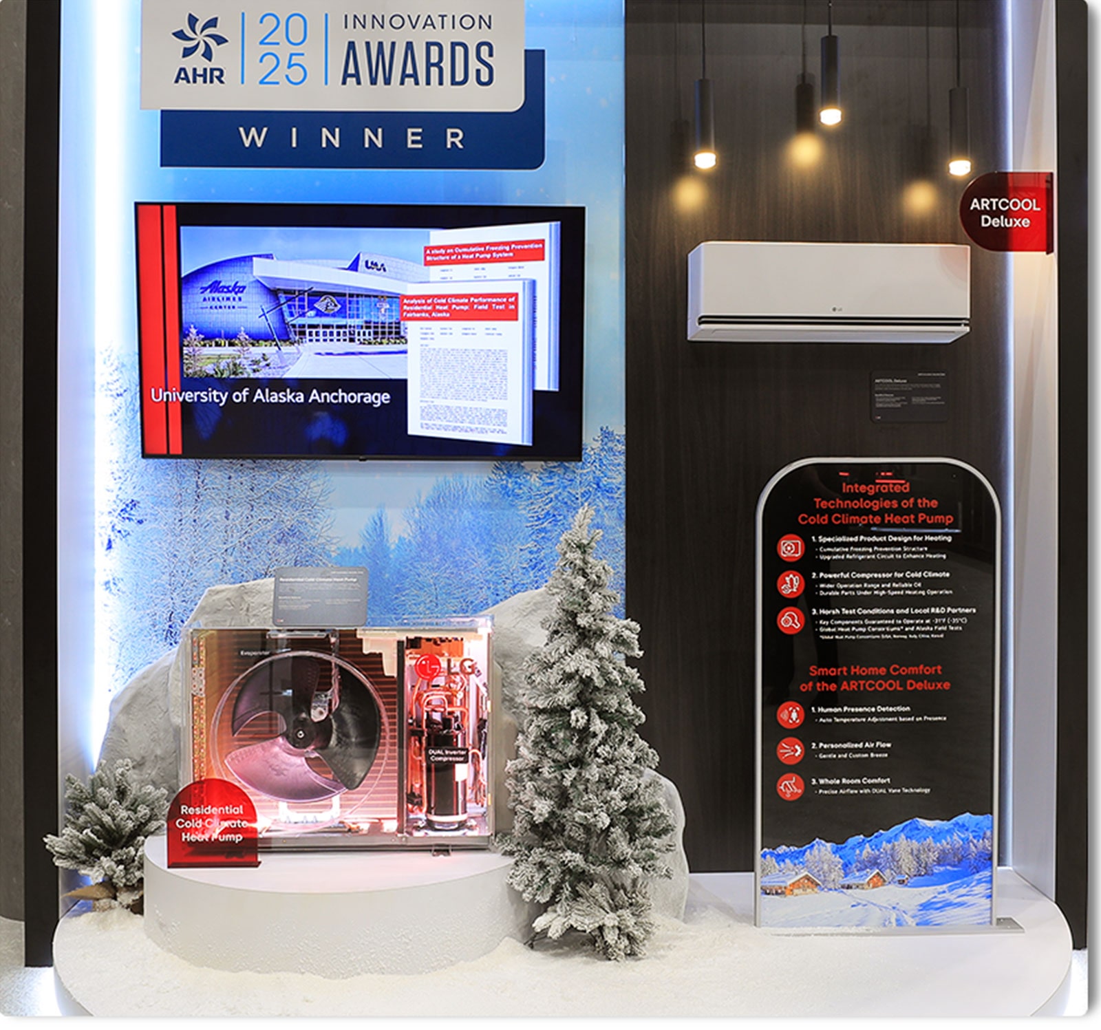 LG showcases ENERGY STAR inverter heat pump at AHR 2025, highlighting home electrification tech.