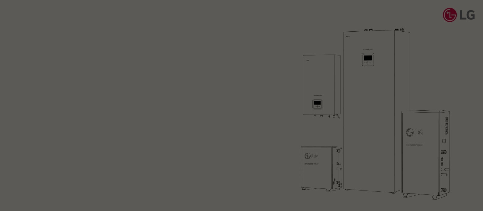 The side view of LG Hydro kit product is expressed in line drawing.	