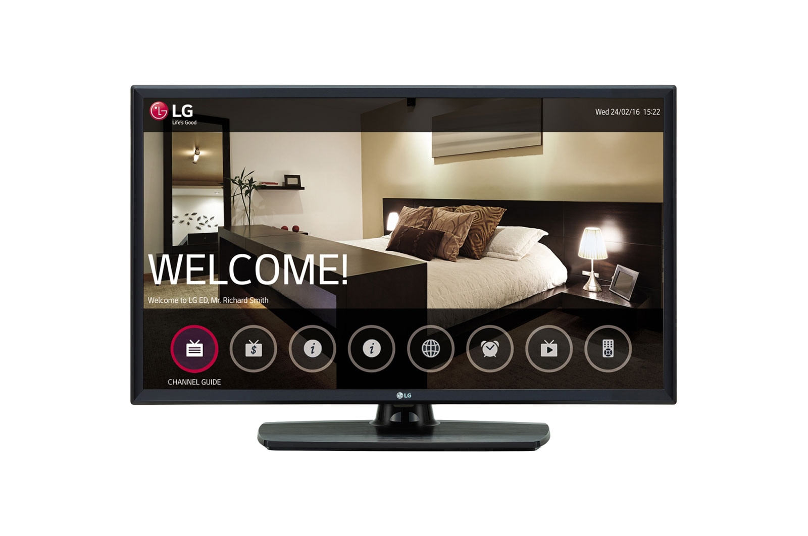 Front view of 32" Hotel TV  32LU341H