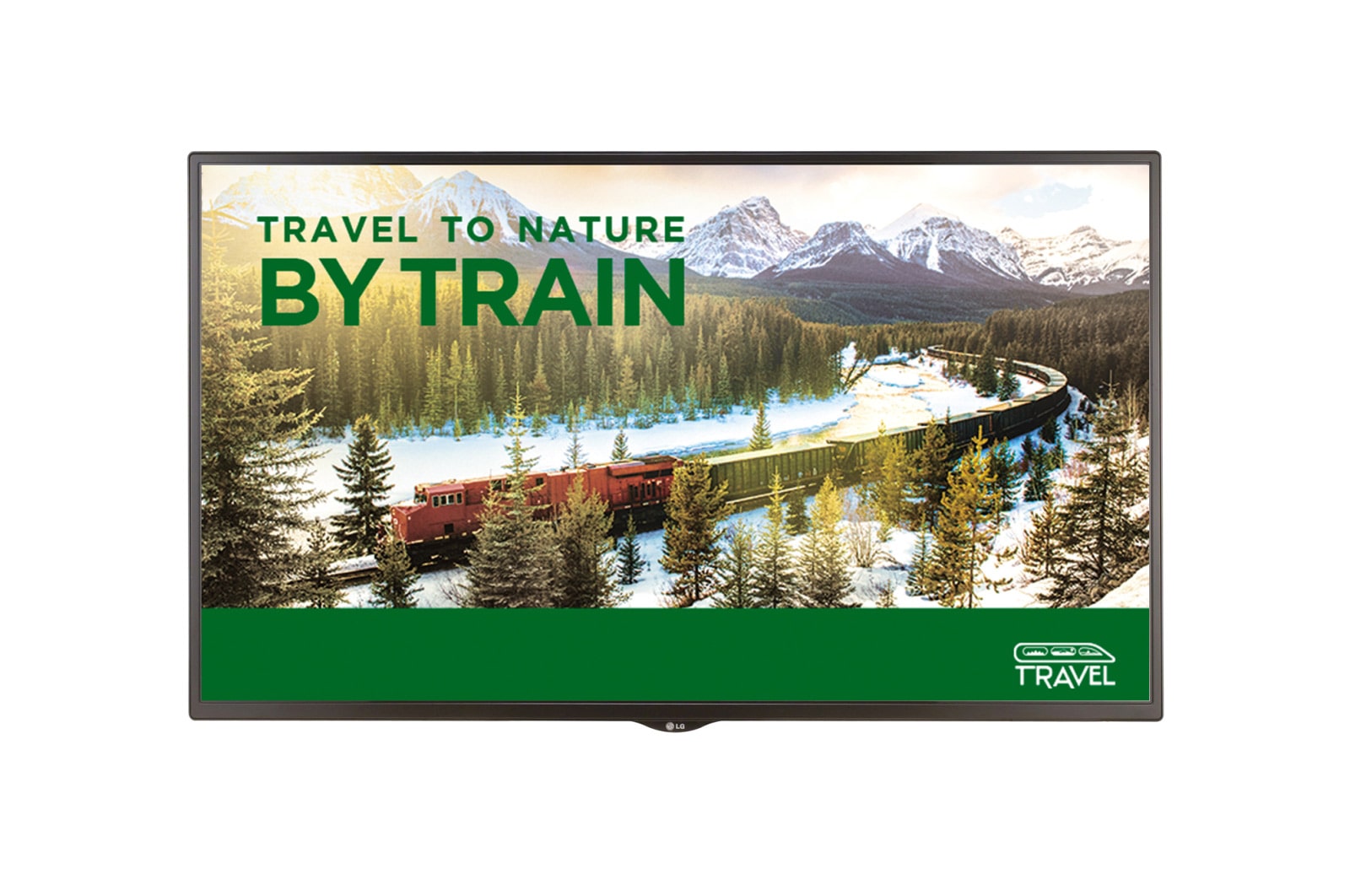 Front view of 55" 700 nits FHD 2.7G Hz Standard Signage 55SH7E-B