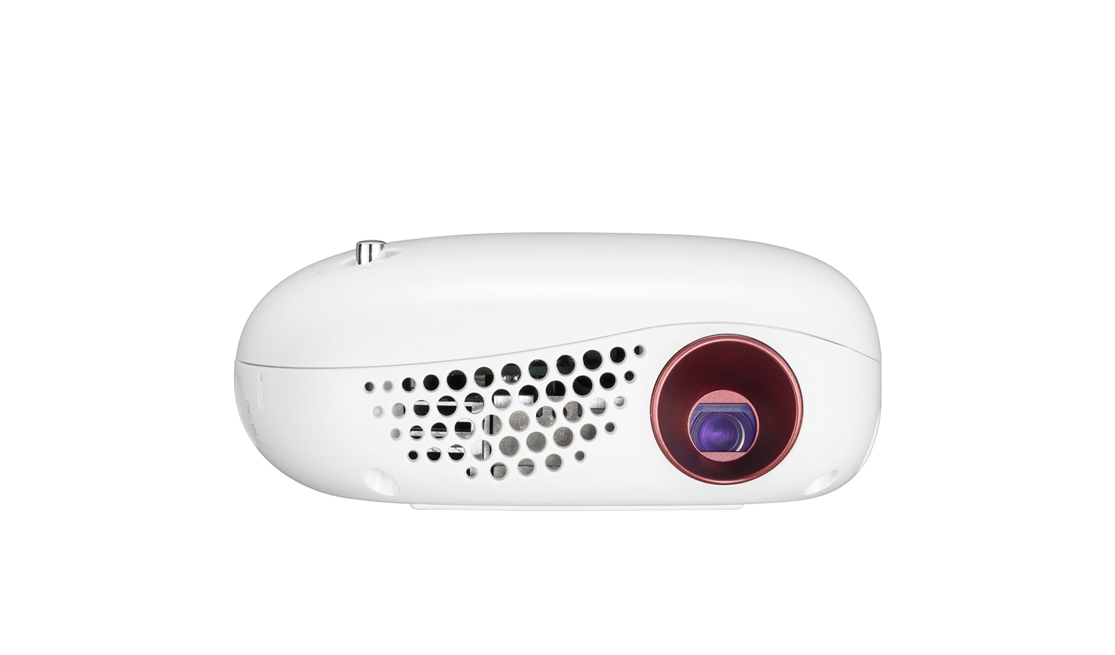 Front view of Battery Embedded 100 Lumens Pico Projector 854 x 480 RGB LED 100000:1 PV150G