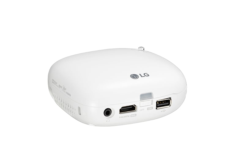 LG Battery Embedded 100 Lumens Pico Projector 854 x 480 RGB LED 100000:1, PV150G