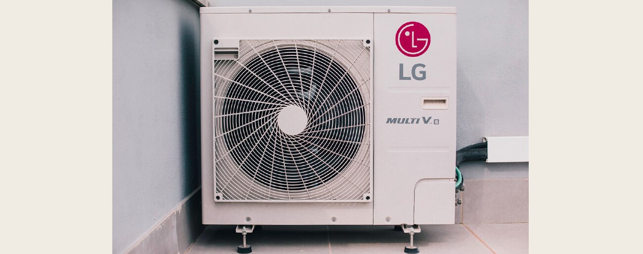 Multi V S installed in the building