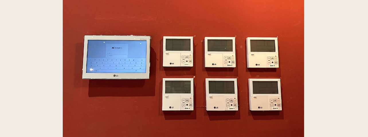 AHU systems with AC Smart 5 controllers