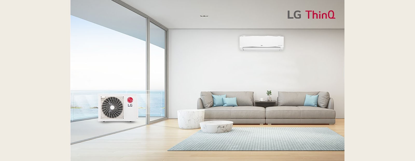 medium-sized or smaller room with one outdoor unit
