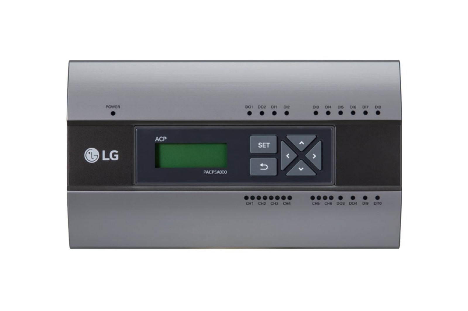 Front view of Central Controller, ACP, Mobile Web Access / BACnet Gateway PACP5A000