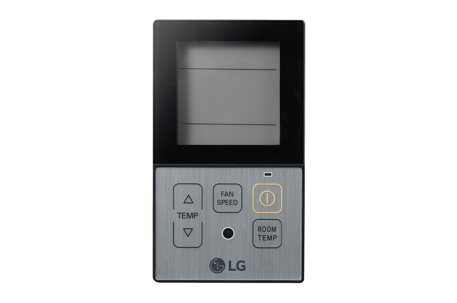 Front view of Individual Controller, Wired Controller, Simple-Hotel, Black PQRCHCA0Q