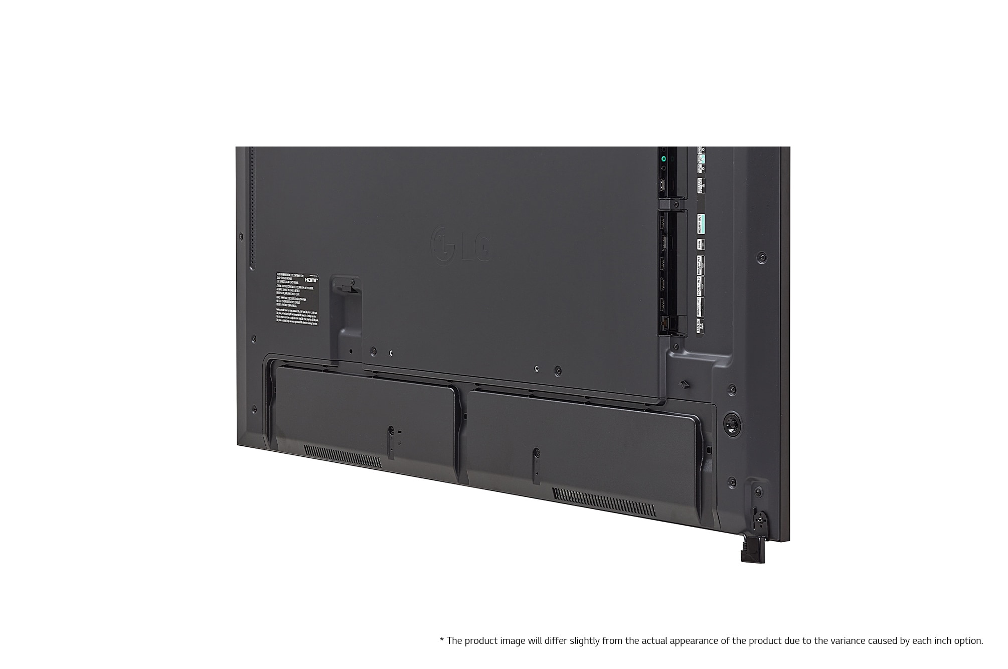 Close-up image of -15 degree side rear view (* The product image would differ from its actual appearance, as it would vary slightly depending on each inch option.)