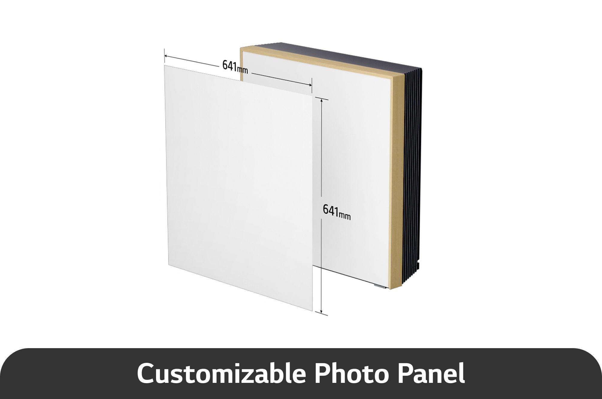 LG 2.5kW ARTCOOL NewGallery Special Wall Mounted Air Conditioner Full Frame Photo Display, A09GA1