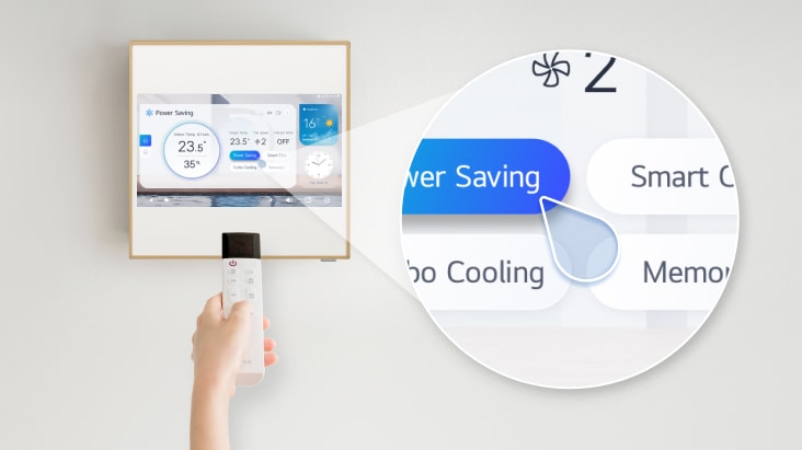 Use the pointer feature of the remote for simple and convenient control.