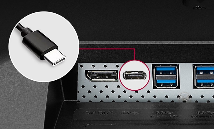 USB Type-C™ enabling high resolution image delivery and fast data transmission.