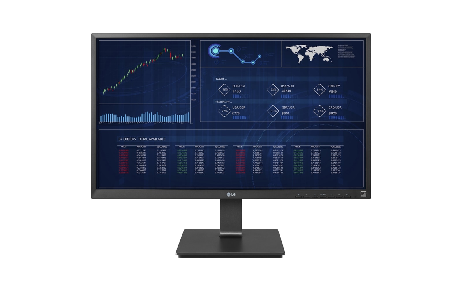 Front view of 27" Full HD All-in-One Thin Client 27CN650N-6A
