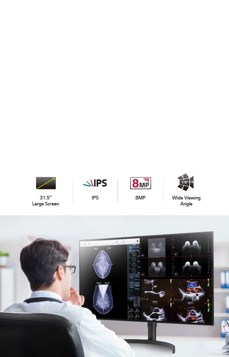 31.5" 8MP IPS Display