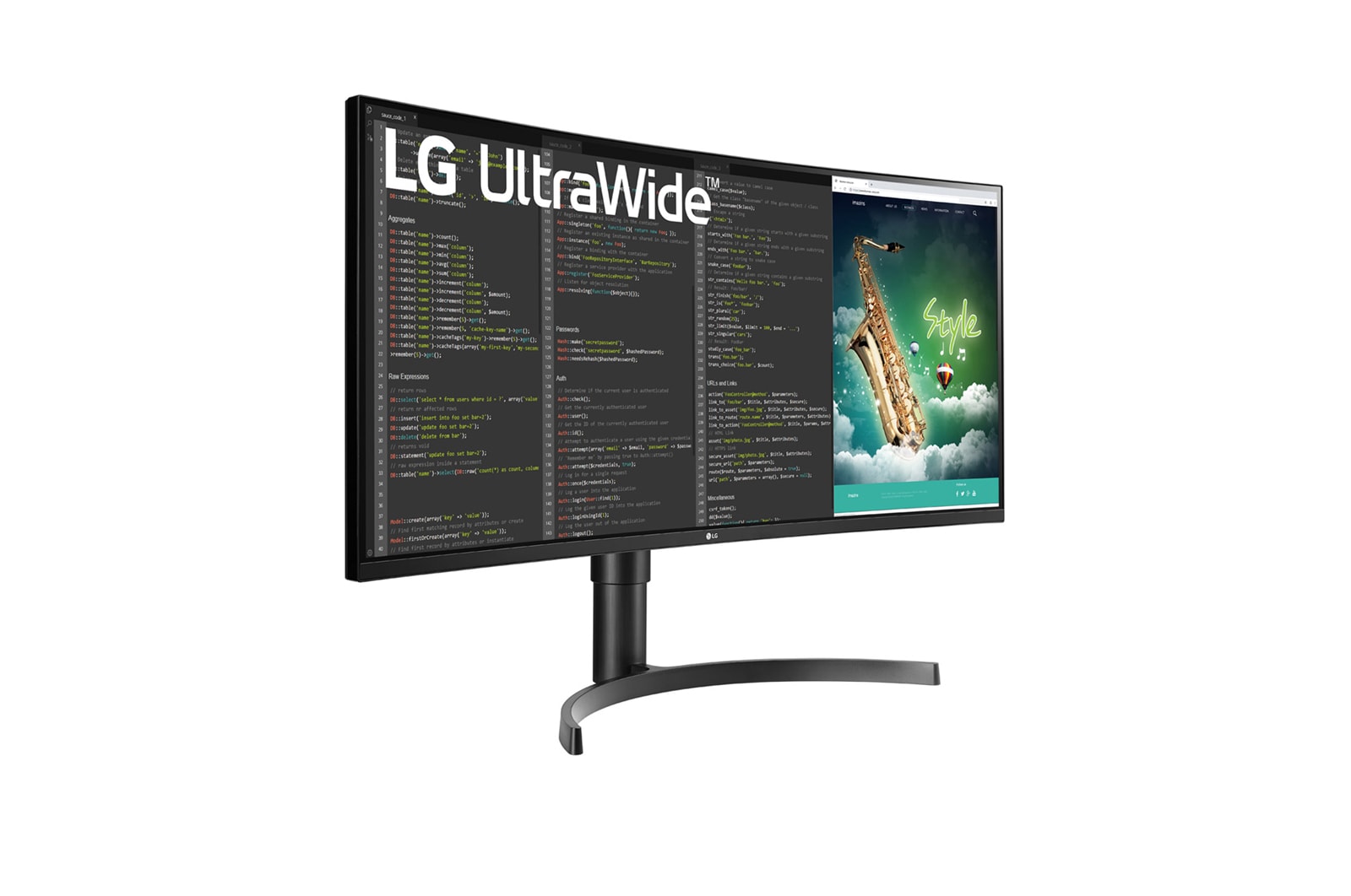 LG 35" UltraWide™ QHD HDR VA Curved Monitor, 35WN75C